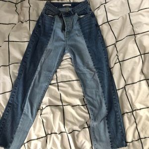 pacsun double denim jeans